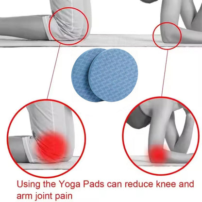 2-piece set yoga knee pads and exercise mats - super thick anti slip support for thick boards, gardening, push ups, knees, Pilates, and floor exercises - knees, elbows, wrists