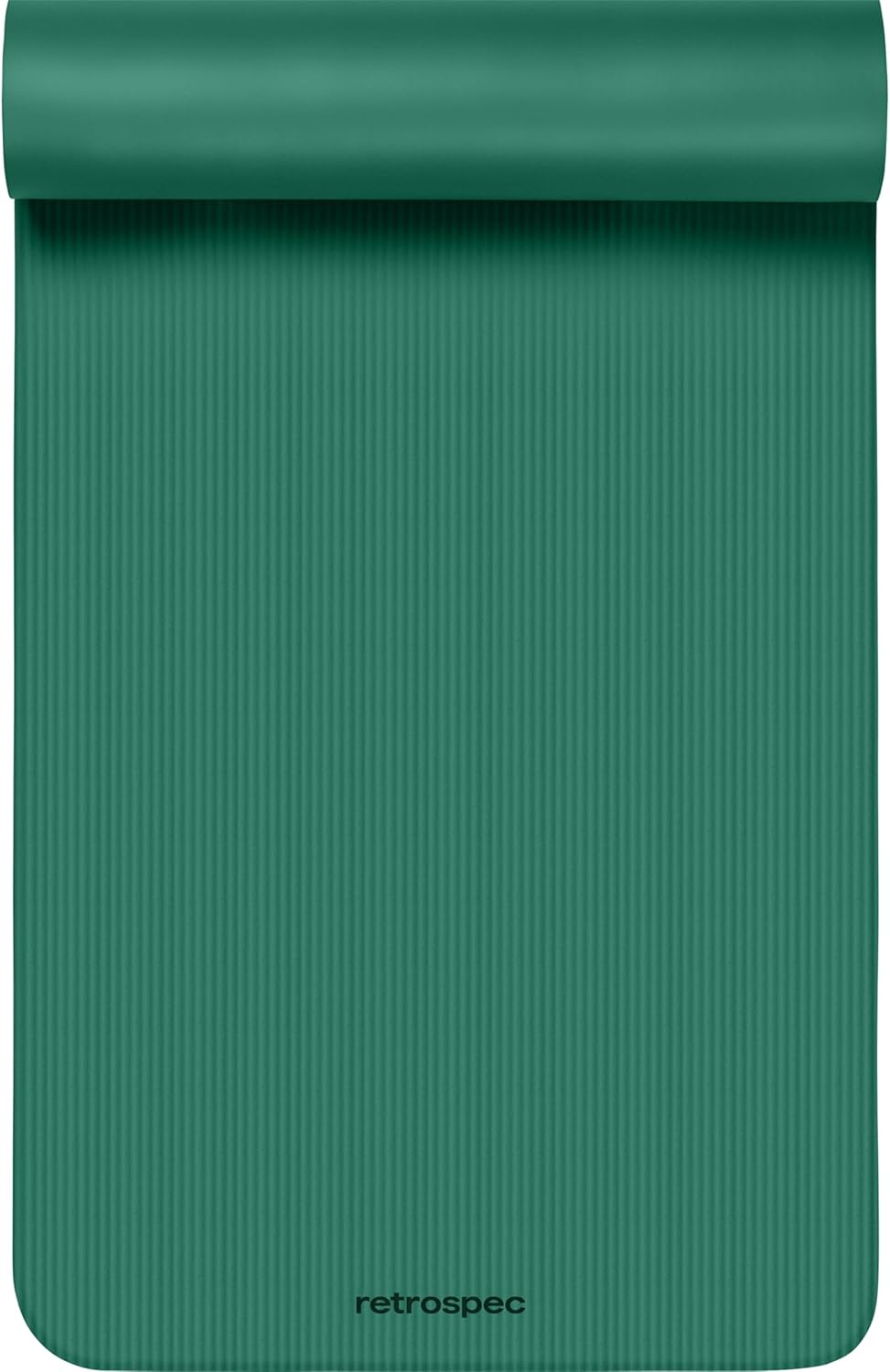 Retrospec Solana Yoga Mat Thick 1/2in Non-Slip Workout Mat with Nylon Strap - 72x24in Exercise Mat for Pilates, Stretching & Fitness - BPA Free, Easy Clean