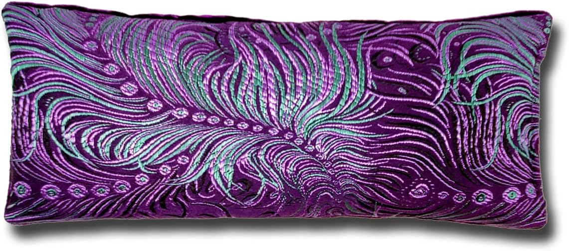 Handmade Luxe Serenity Eye Pillow - All-Natural Flaxseed - Unscented or Lavender Scented – Weighted Eye Mask for Yoga, Meditation, Hot & Cold Therapy