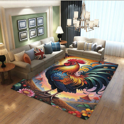 Butterfly Carpet Area Rug - Lovely Butterflies Printed Carpets for Kids Butterfly Theme Living Room Indoor Bedroom Decor Soft Polyester Yoga Mat 2'x3'