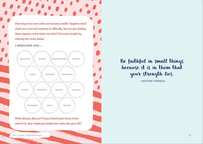 A Year of Mindfulness: A 52-Week Guided Journal to Cultivate Peace and Presence (A Year of Reflections Journal)