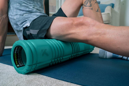 TriggerPoint Grid 2.0 Foam Roller for Deep Tissue Massage and Muscle Recovery, 26 Inch Multi-Density EVA with Hollow Core, Supports 500 Pounds, Black