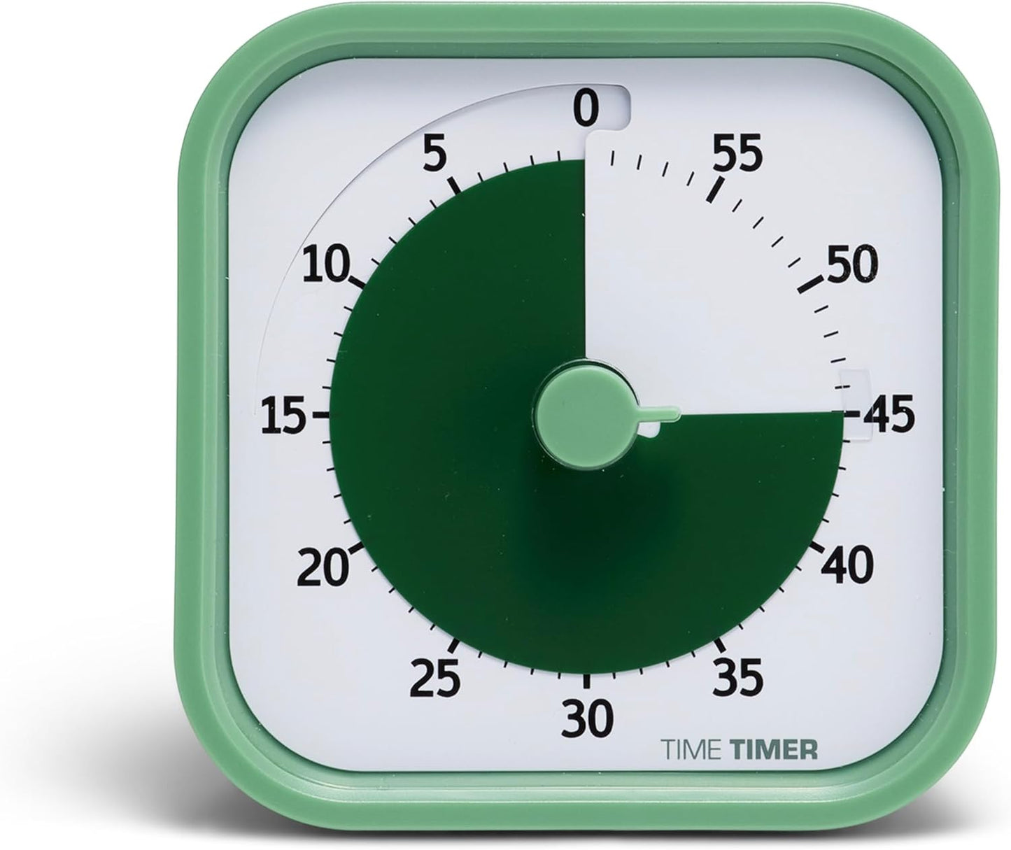 TIME TIMER Home MOD – 60-Minute Visual Timer, Home Edition, Silent Operation, for Homeschool Supplies, Study, Office & Meetings (Fern Green)
