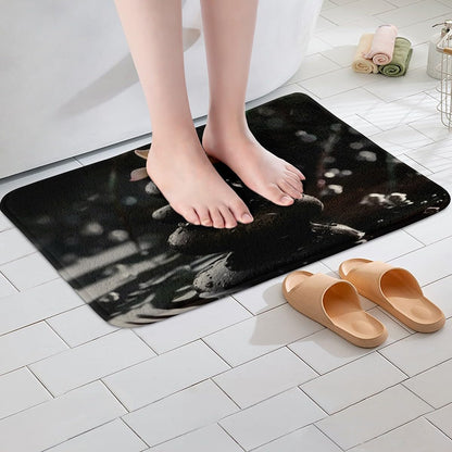 Erosebridal Yoga Bathroom Rugs Gradient Bath Mat,Meditation 20"X 32" Doormats Floor Mats for Kids Boys Girls Teens Lotus Art Non Slip Bath Rug