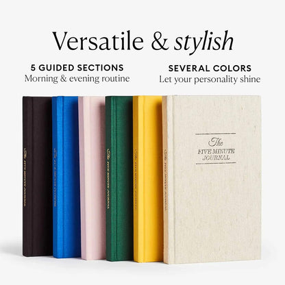 Intelligent Change The Five Minute Journal - Original Daily Gratitude Journal for Women & Men - Mindfulness, Happiness & Daily Reflection - Undated Planner - Affirmation Journal - Gifts for Women