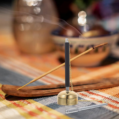 VOSAREA Tingsha Bell Buddhist Chime Meditation Chime Bells Buddhist Lucky Symbols Tingsha Cymbals Temple Dharma Ritual Utensil
