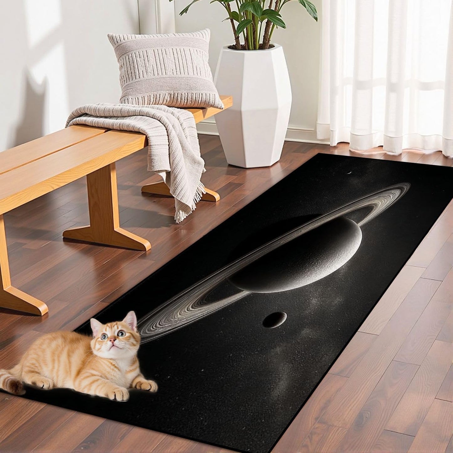 Runner Rug Washable 2x8 Leopard Print Seamless Leopard Skin Fashionable Cheetah Fur Non-Slip Hallway Area Rug Indoor Outdoor Home Decor for Entryway Bathroom Kitchen Carpet Yoga Floor Mat