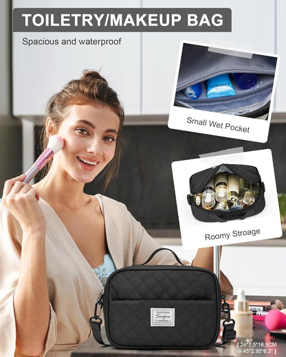 Gym Bag Womens Mens with Shoes Compartment and Wet Pocket Travel Duffel Bag for Women for Plane Sport Gym Tote Bags Swimming Yoga Waterproof Weekend Overnight Carry on Bag Hospital Holdalls - Colors B