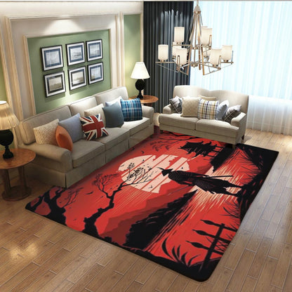 Butterfly Carpet Area Rug - Lovely Butterflies Printed Carpets for Kids Butterfly Theme Living Room Indoor Bedroom Decor Soft Polyester Yoga Mat 2'x3'