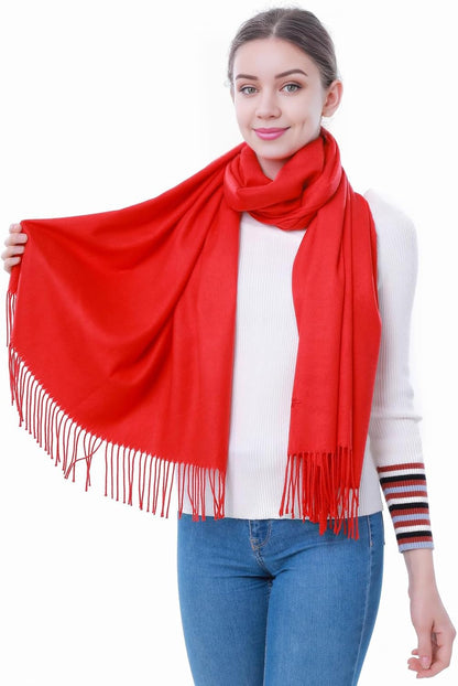 Pashmina Scarf and Shawl - Soft Women Pashminas Wrap for Wedding Evening Party dresses