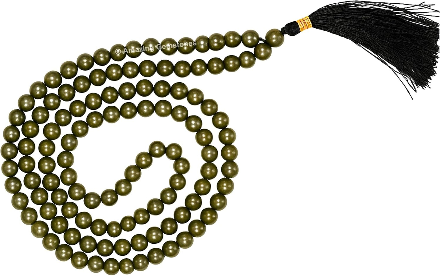 Amazing Gemstone 108 Beads Handmade Mala (Knotted, Rudraksha) - Colors A