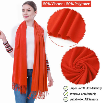 Pashmina Scarf and Shawl - Soft Women Pashminas Wrap for Wedding Evening Party dresses