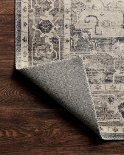Loloi Hathaway Collection HTH-06 Blush/Multi 2'-6" x 7'-6", .25" Thick, Runner Rug, Soft, Durable, Printed, Modern, Low Pile, Non-Shedding, Easy Clean, Living Room Rug