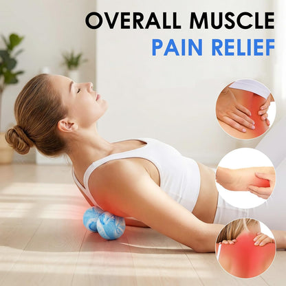 Peanut Lcarosse Ball for Myofascial Release, SGS Certification, Massage Deep Tissue for Shoulder and Back, Trigger Point Therapy, Muscle Knots, Peanut Massage Ball for Muscle Pain