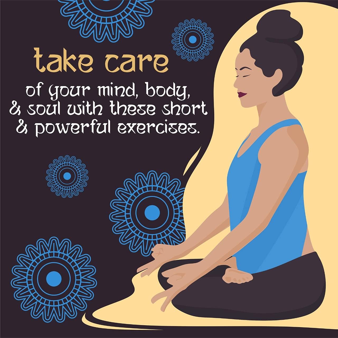 Namaste Mindfulness Cards - Stress & Anxiety Relief, Meditation Cards - Self Care Gifts for Women - MSS Inc