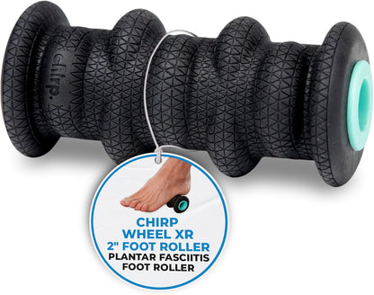 Chirp Wheel XR Knot Kneader - Firm Massage Roller, Shiatsu Thumb Massage, Muscle Release Tool for Knots &Tension Relief | High Density Foam for Physical Therapy & Relaxation, 500lbs Capacity, 6" Mint