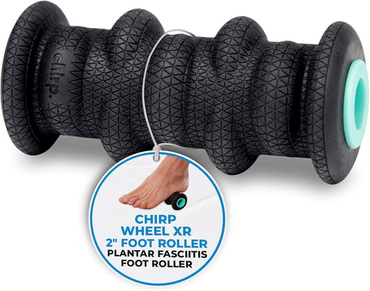 Chirp Wheel XR Knot Kneader - Firm Massage Roller, Shiatsu Thumb Massage, Muscle Release Tool for Knots &Tension Relief | High Density Foam for Physical Therapy & Relaxation, 500lbs Capacity, 6" Mint