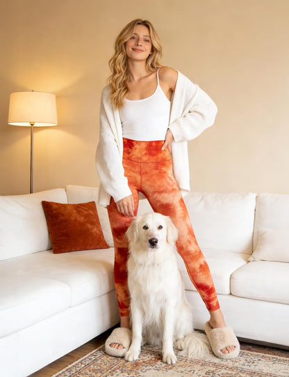 Blisset High Waist Leggings for Women - Opaque, Soft Tummy Control Athletic Pants for Yoga, Running, Workout and Gym