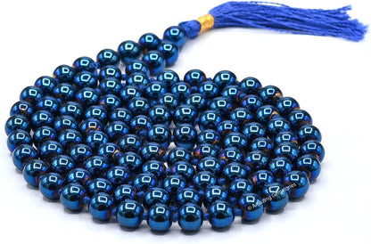 Amazing Gemstone 108 Beads Handmade Mala (Knotted, Rudraksha) - Colors A