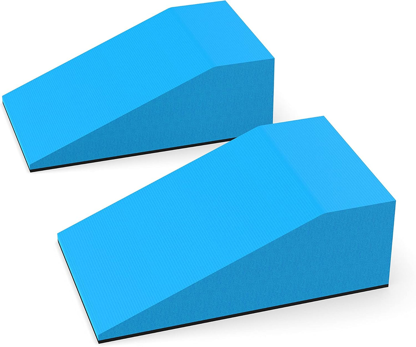 Lumia Wellness Yoga Foam Wedge Blocks, Pelvic Sacral Block, Non-Slip Bottom, Calf Raise, Squat Block, Wrist Support, Pilates