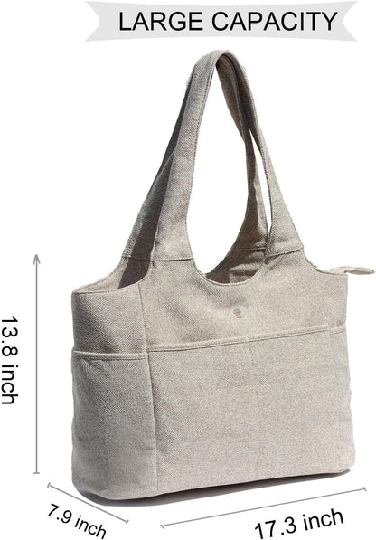 ESVAN Yoga Tote Bag Mat bag Women Shoulder Bags Carryall Tote for Travel Office Workout Gym Nurse Beach