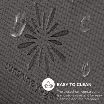 Ascend Yoga Mat - Premium 6mm Thick, 72" x 24", Solid or Reversible Print, Non Slip, Tear Resistant, Workout Mats for Pilates, Home, Studio, Fitness, Gym, Training, Floor Stretching