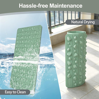 Portable Feet Acupressure Mat, Foldable Foot Massager Mat, Pressure Point Massage Pad, Anti Fatigue Office Standing Desk Pad, Stand Up Pad, Relieve Foot Pain