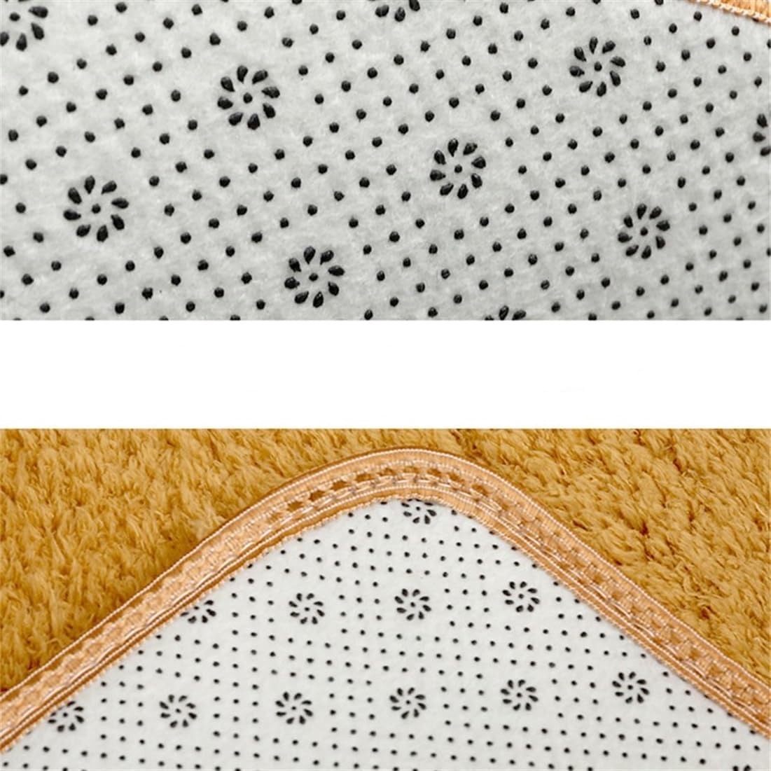 Plush Round Rug Soft Indoor Modern Area Rugs Yoga Mat for Children Bedroom Home Decor Nursery Grey 2 Feet