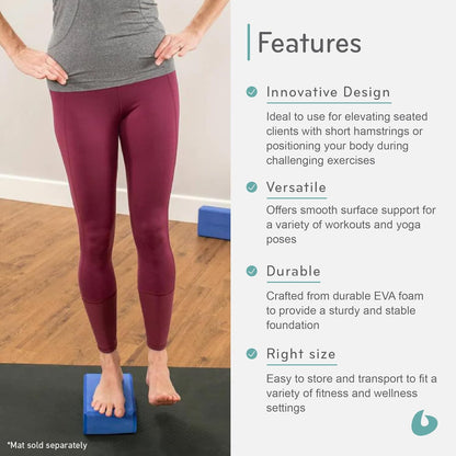 Balanced Body Foam Block, Pilates Reformer Accessory, Workout Block, Pilates Exercise for Home Gym or Studio Use
