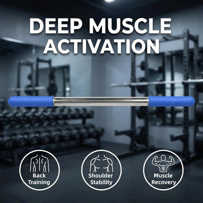 Muscle Roller Stick for Deep Tissue Massage & Myofascial Release | Cold Therapy Roller for Back, Legs, Arms, Shoulders | Massage Roller Stick (Black)