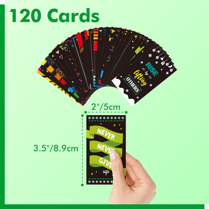 Gethelud 200 PCS Positive Affirmations Cards for Women, 60 Designs Daily Affirmations Cards, Inspirational Motivational Cards Mindfulness Cards Meditation Cards (2” x 3.5”)