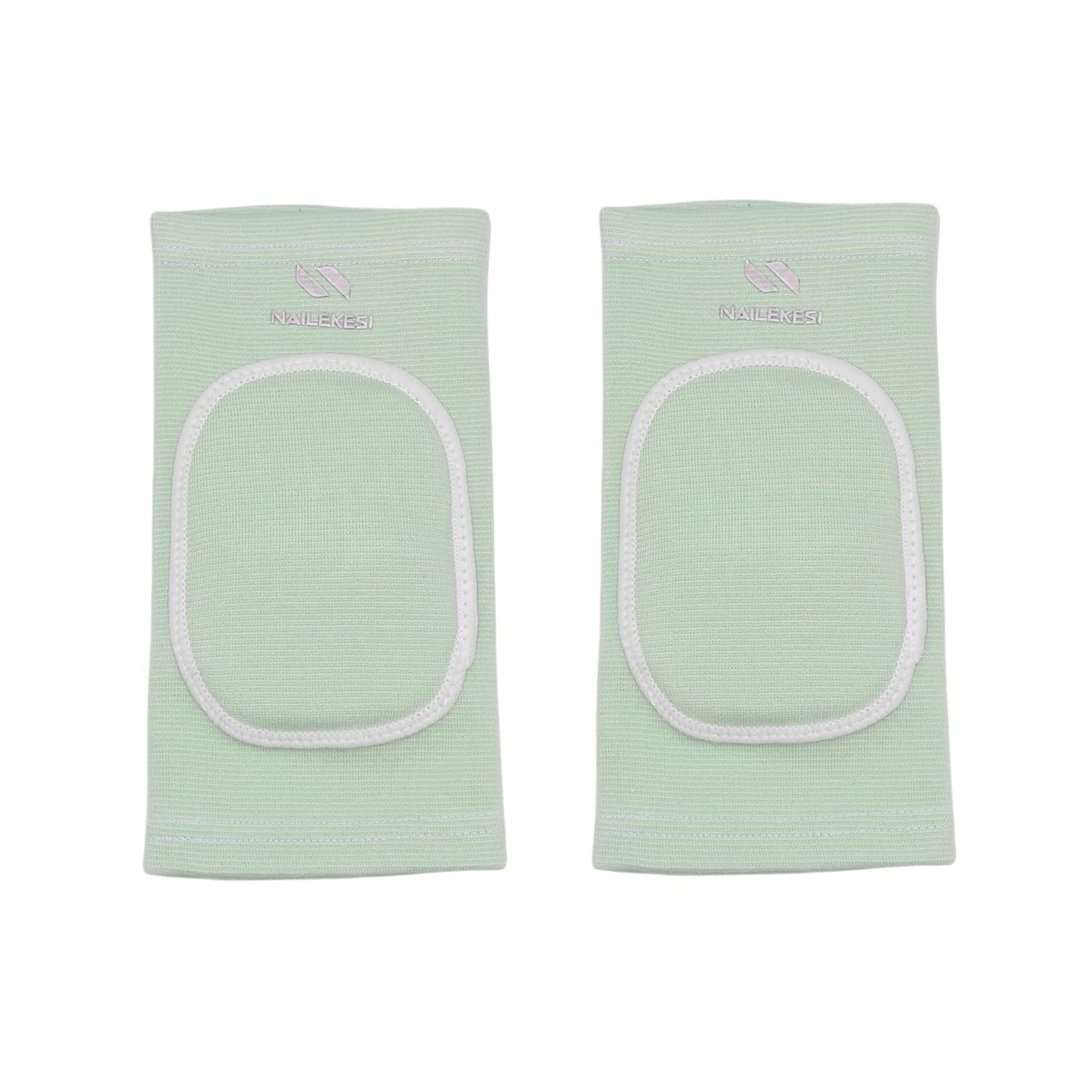 Men Women Protective Knee Pads, Anti-Slip Padded Sponge Knee Brace Knee Support for Football Volleyball Dance Skating Basketball Sports (Medium,Nude)