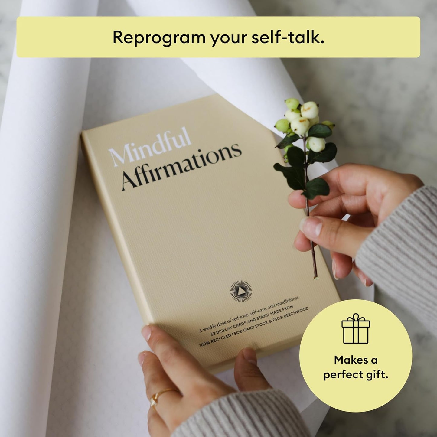 Intelligent Change Mindful Affirmation Cards for Health and Wellbeing