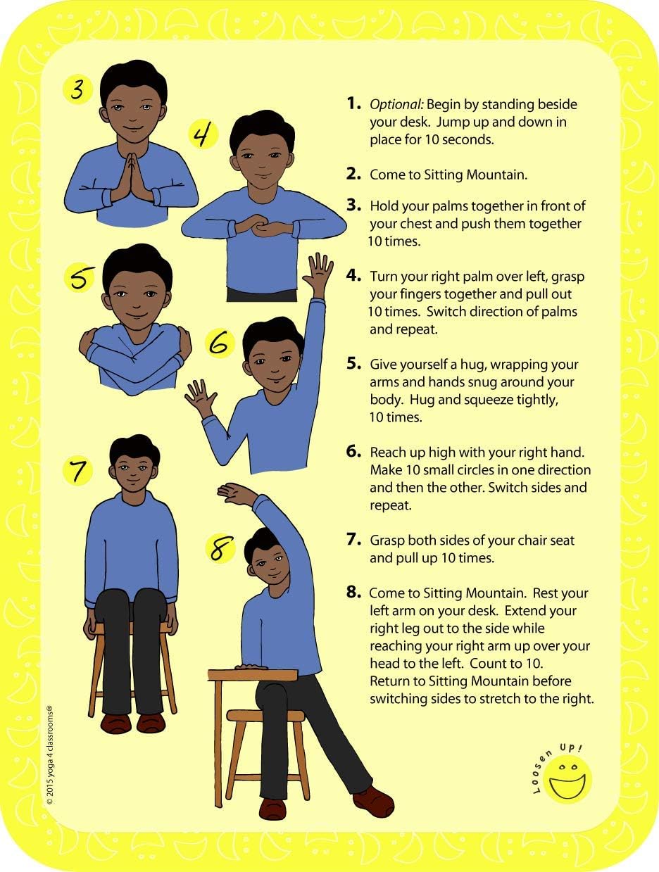 Activity Card Deck - Activities for Kids - Mindfulness - 67 Colorful Cards for Learning Yoga in Schools and Classrooms