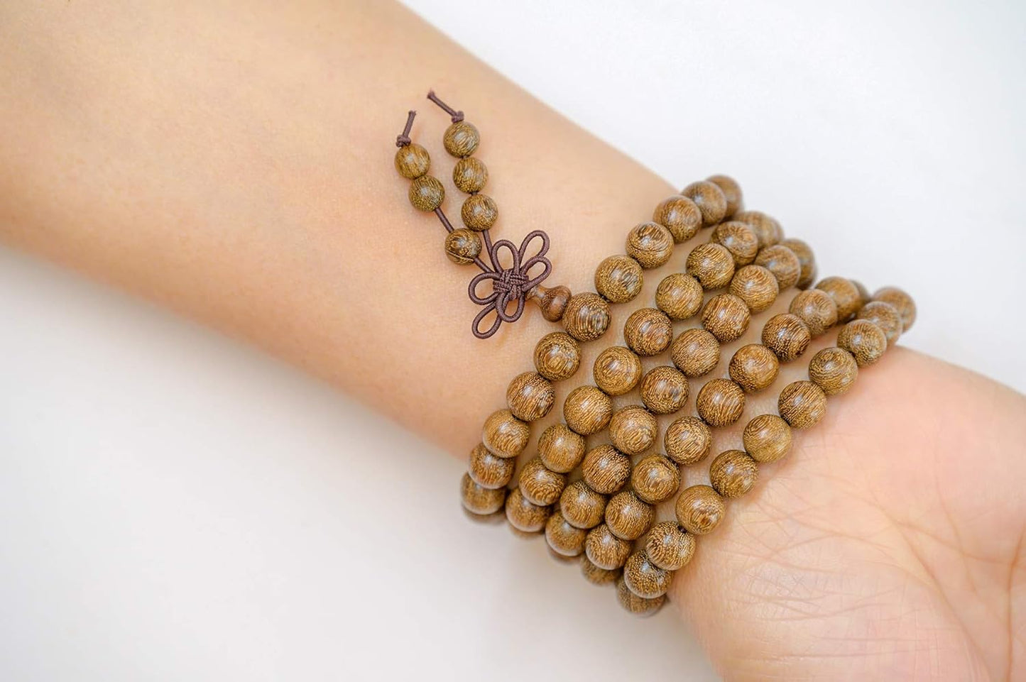 Mala Beads Bracelet 108 8mm Prayer Meditation Sandalwood Elastic…