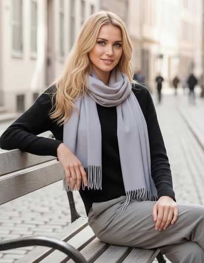 Women's Scarf Pashmina Shawls and Wraps for Evening Dress Wedding Bridal Bridesmaid Winter Warm Long Large Scarves - Colors B