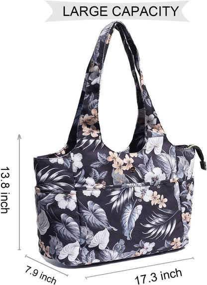 ESVAN Yoga Tote Bag Mat bag Women Shoulder Bags Carryall Tote for Travel Office Workout Gym Nurse Beach