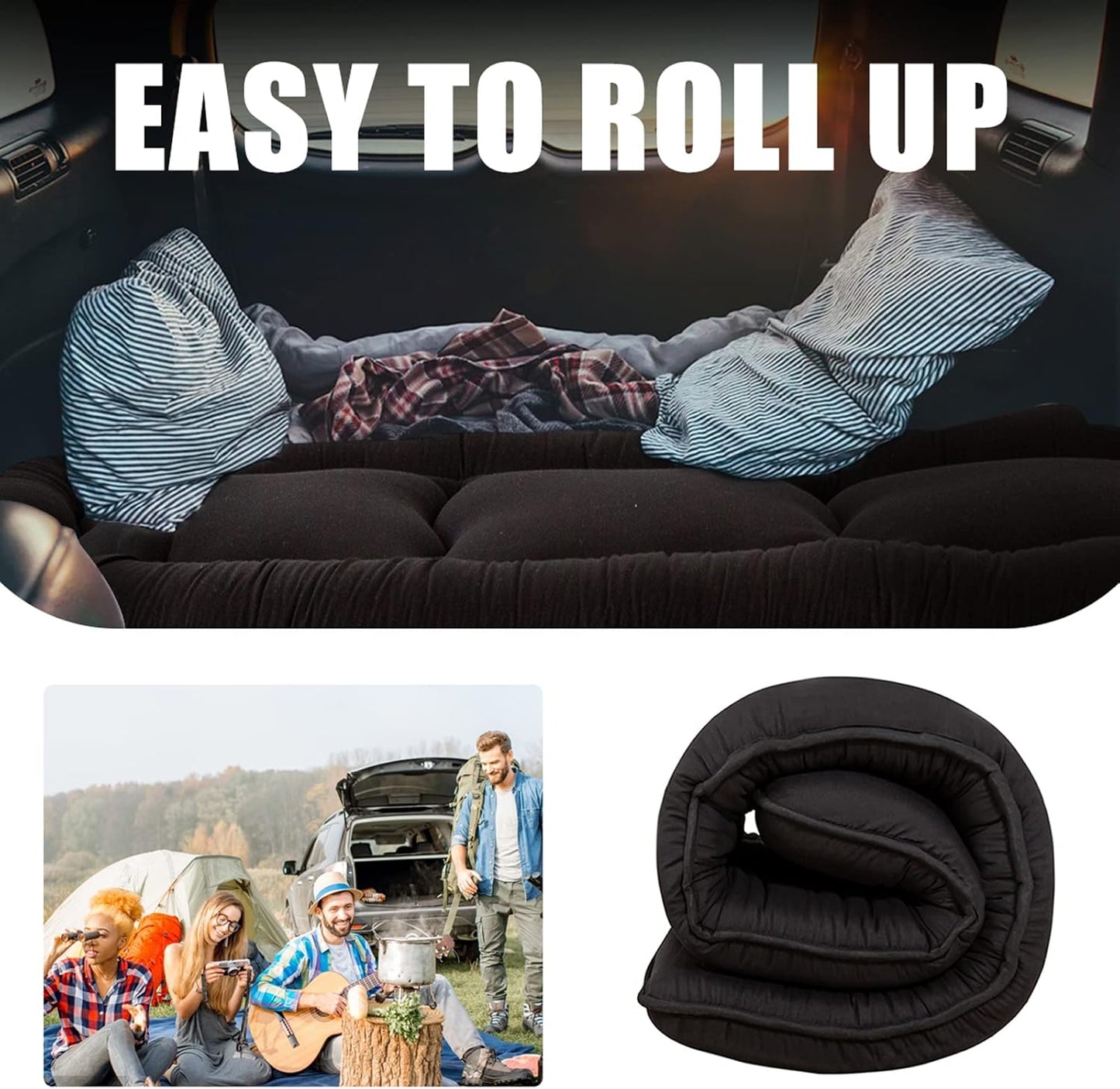 MAXYOYO Bohemian Retro Mattress Boho Floral Japanese Futon Mattress Tatami Floor Mat Foldable Portable Camping, Sleeping Pad, Lounger Couch Bed Full Size