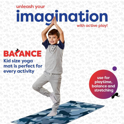 Antsy Pants Kids Yoga Mat - Yoga Mat for Kids, Yoga Mats for Home Workout, Travel Yoga Mat, Yoga Mat Non Slip, 60” x 24”, 3mm Free of Toxic Phthalates