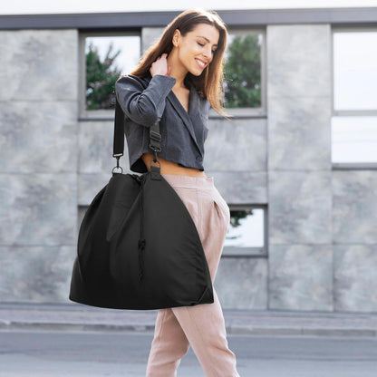 Travel Seat Cushion Carrying Bag Portable Memory Foam Cushion Storage Bag Chair Pad Organizer Drawstring Closure Bag with Adjustable Strap for Stadium Camping Beach Trip