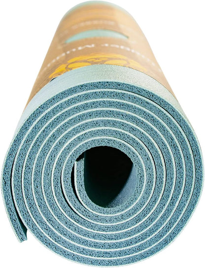Hugger Mugger Para Rubber XL Mat - Extra Wide and Long, Natural Rubber, Great for Slippery Hands and Feet, Dual Sided, Extra Cushion
