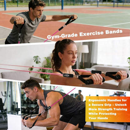 Home Workout Pilates Kit for Women, Better me Pilates Ring and Ball Set Essentials Equipment, with 5 Resistance Bands, Massager Roller, Yoga Starter Accessories for Toning Arms, Thighs & Core