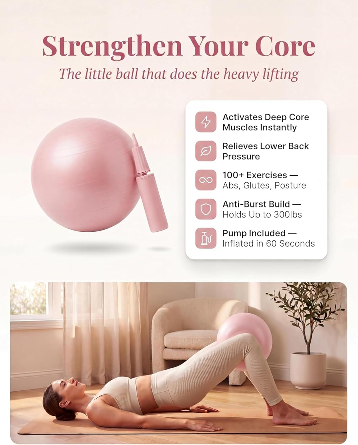 Pilates Equipment Kit for Home Workout, 16 pcs Pilates Kit With Weights for Women, Pilates Ring Set, Pilates Ball Accessories Kit, Grip Socks, Home Pilates Workout Kit, Pilates Set Equipment