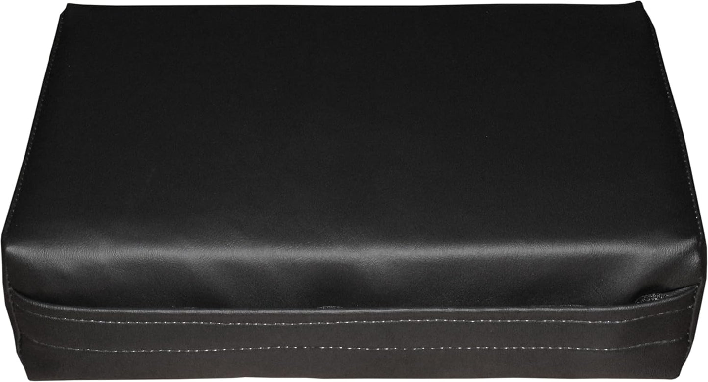 Rehabilitation Advantage Body Positioning Black Rectangle Bolster 12 Inch x 8 Inch x 3 Inch