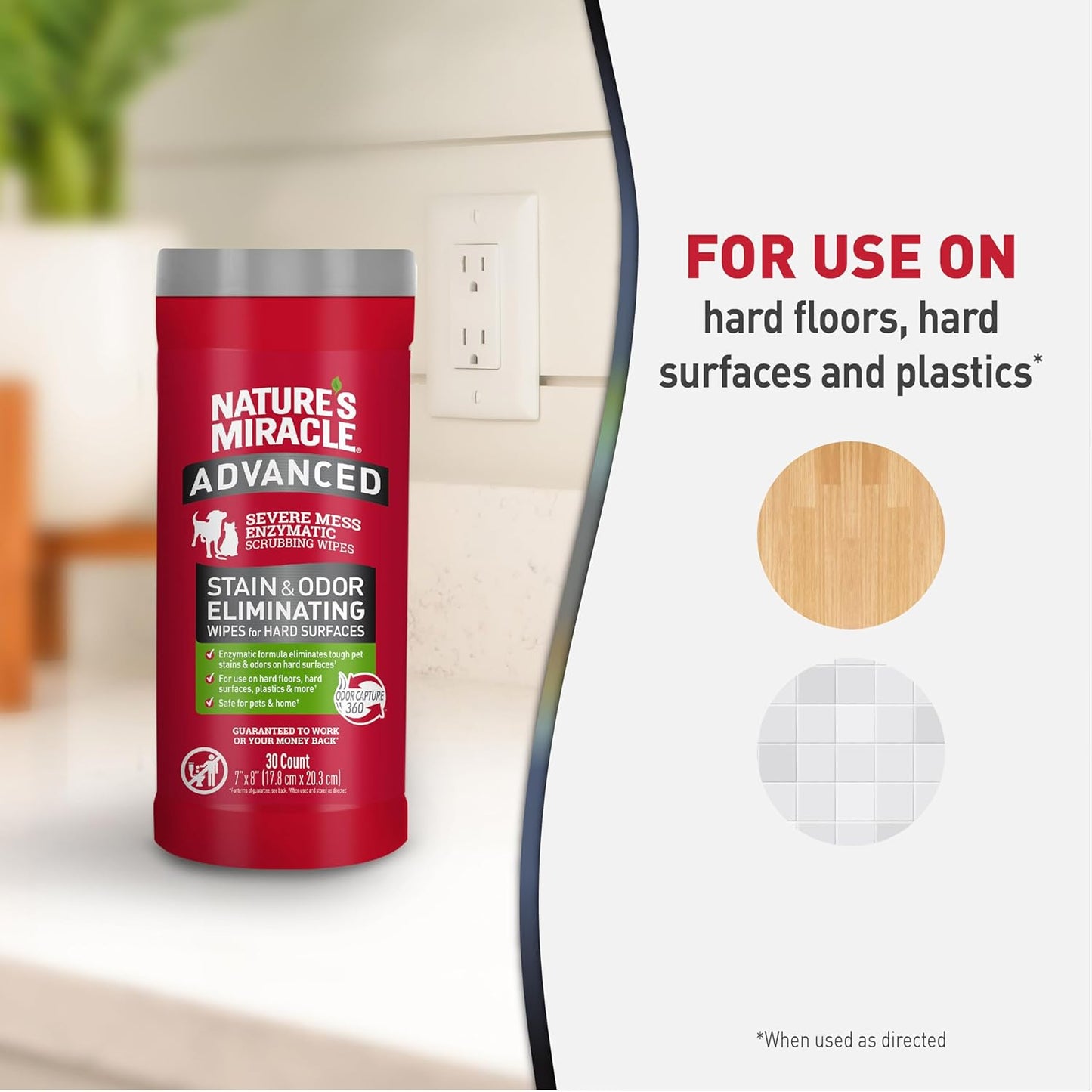 Nature’s Miracle Advanced Stain and Odor Eliminator Dog Spray, Fresh Scent, Severe Mess Enzymatic Formula For Tough Pet Messes, 32 oz
