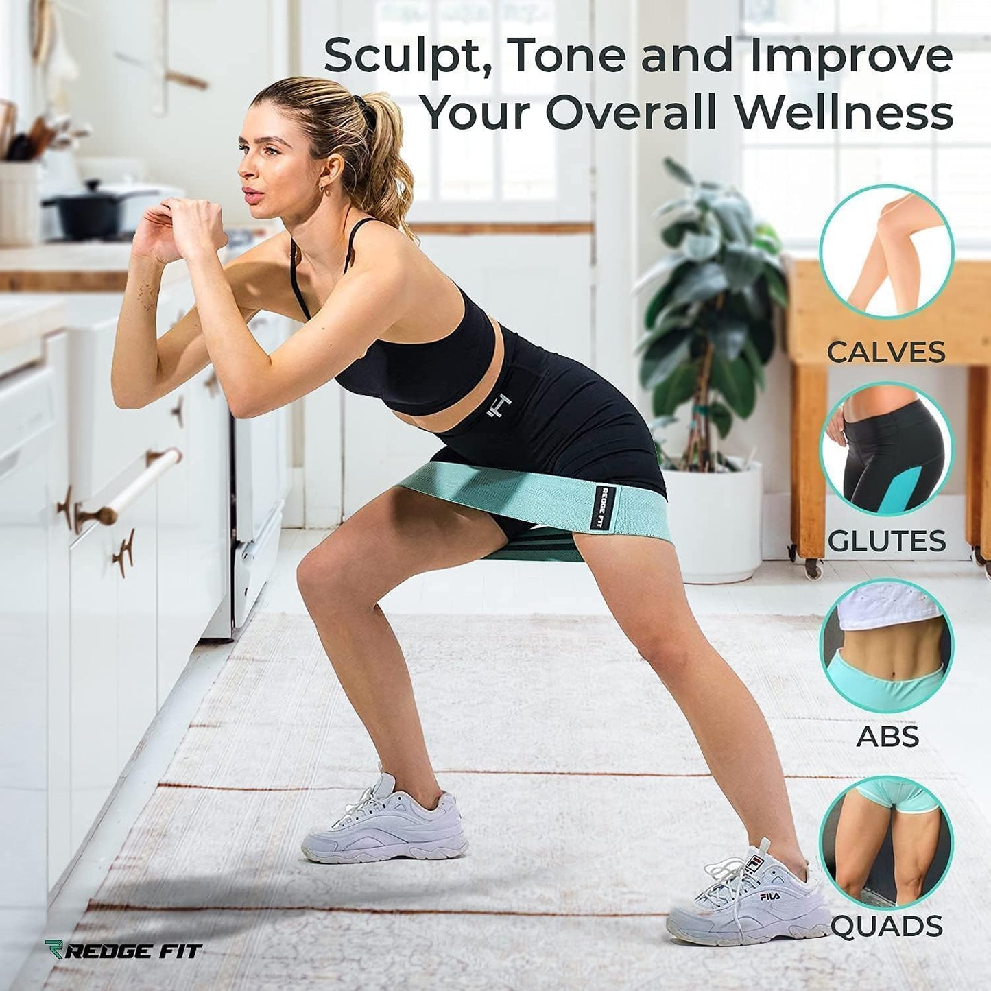 Redge Fit™ Complete Portable Full Body Home Gym Park Workout Set I Full Body Starter Pack- Yoga