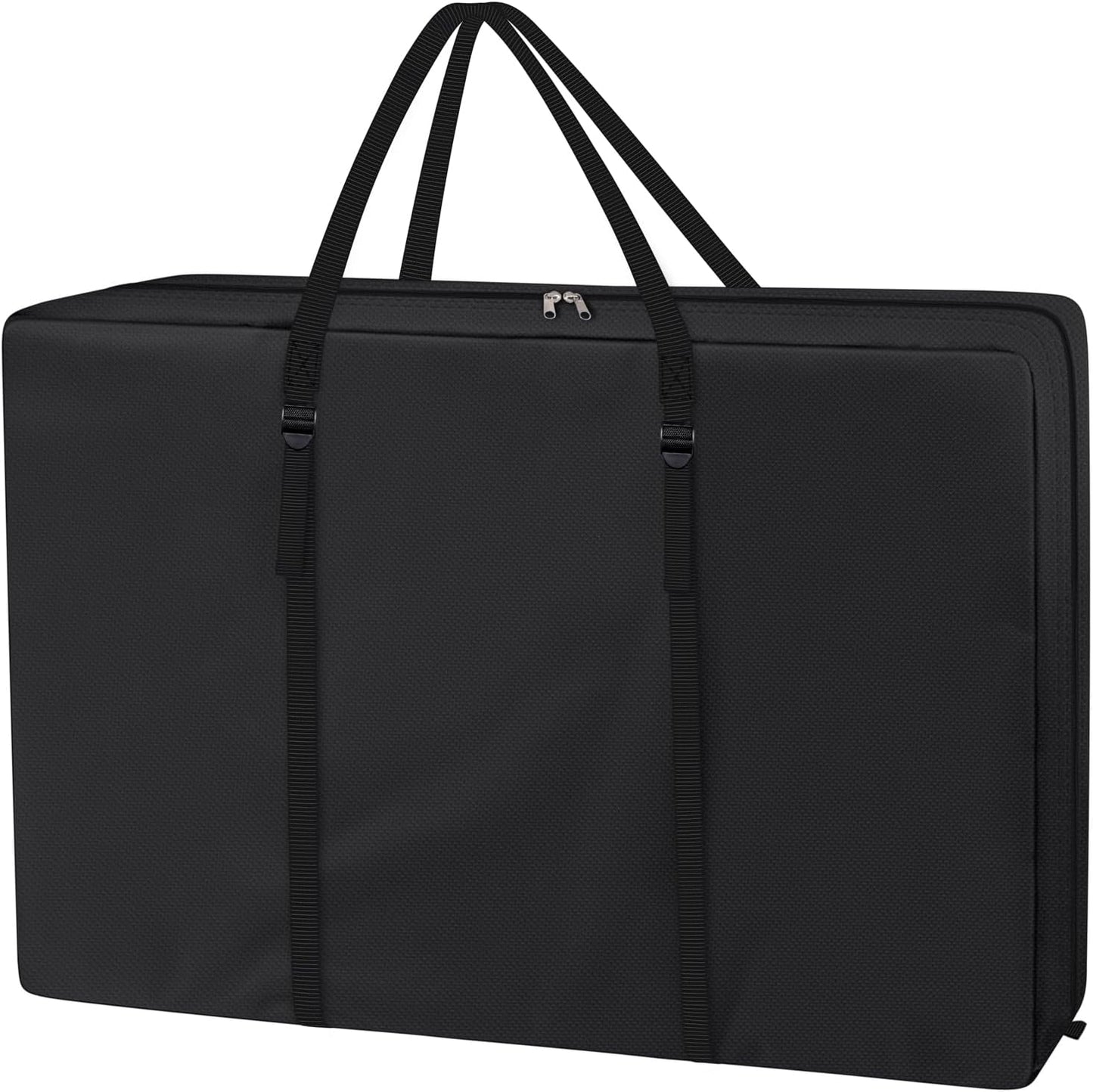 Explore Land Heavy Duty Chair Storage Bag for Folding Longue Zero Gravity Light Weight Transport Folding Rollator Walker (Black)