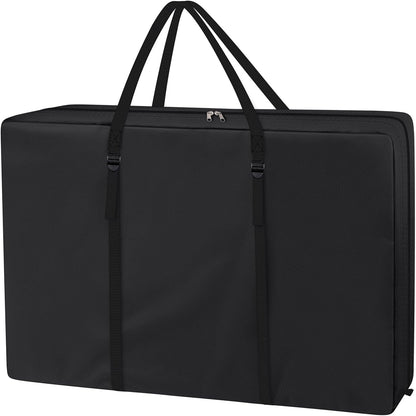 Explore Land Heavy Duty Chair Storage Bag for Folding Longue Zero Gravity Light Weight Transport Folding Rollator Walker (Black)