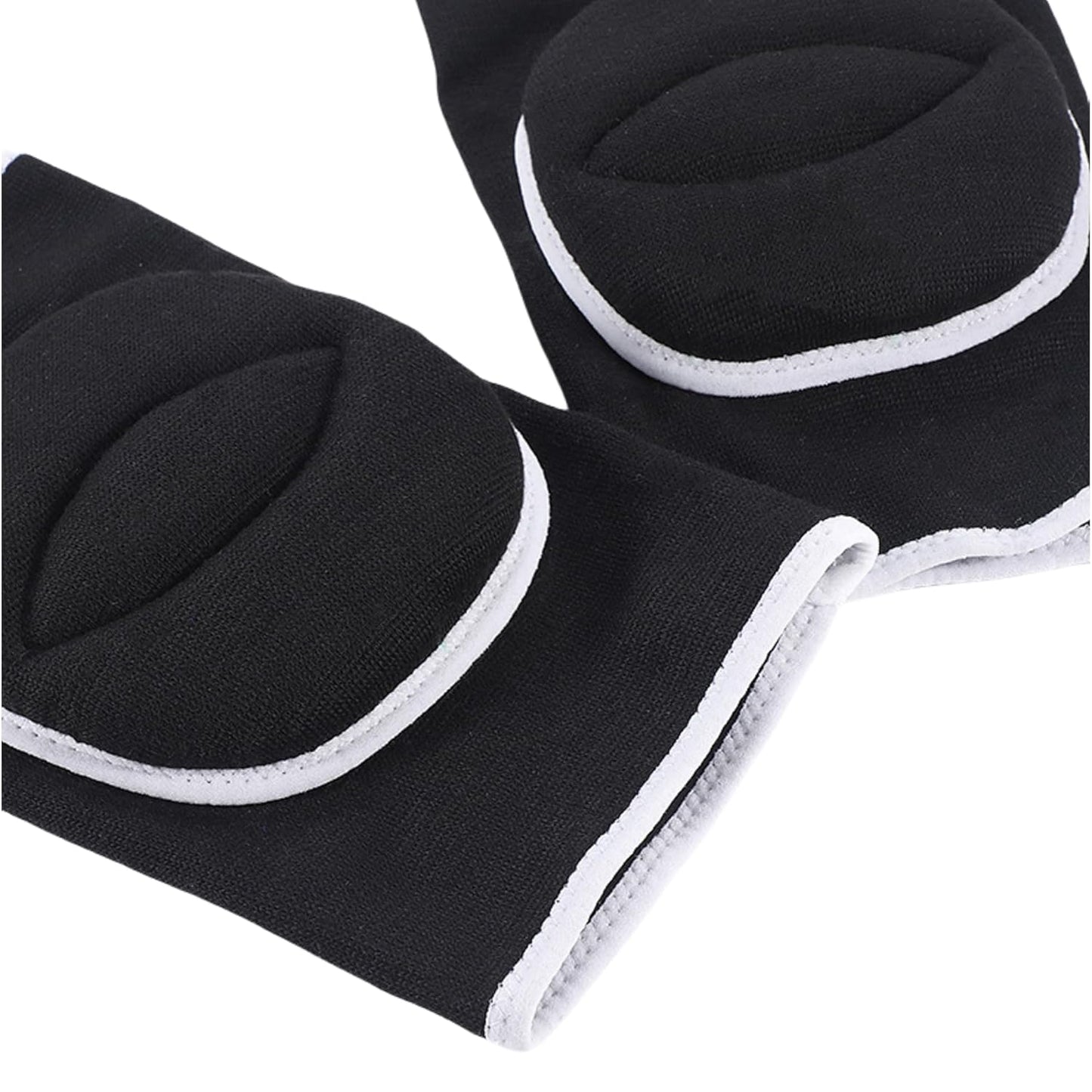 Men Women Protective Knee Pads, Anti-Slip Padded Sponge Knee Brace Knee Support for Football Volleyball Dance Skating Basketball Sports (Medium,Nude)