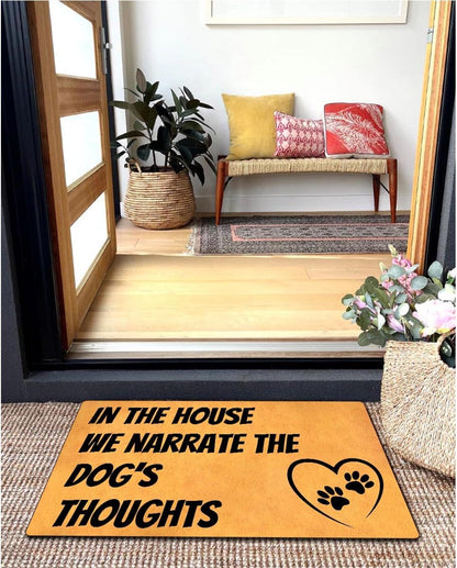 MELODADDY Funny Welcome Doormat Front Door Decor Rugs with Rubber Back 30"(L) x 18"(W) Personalized Matt Outside Entrance (Leave Your Worries At the Door Yoga Meditation Namaste)